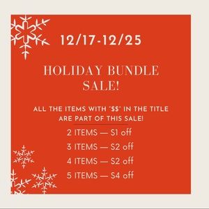 Holiday Bundle Sale!